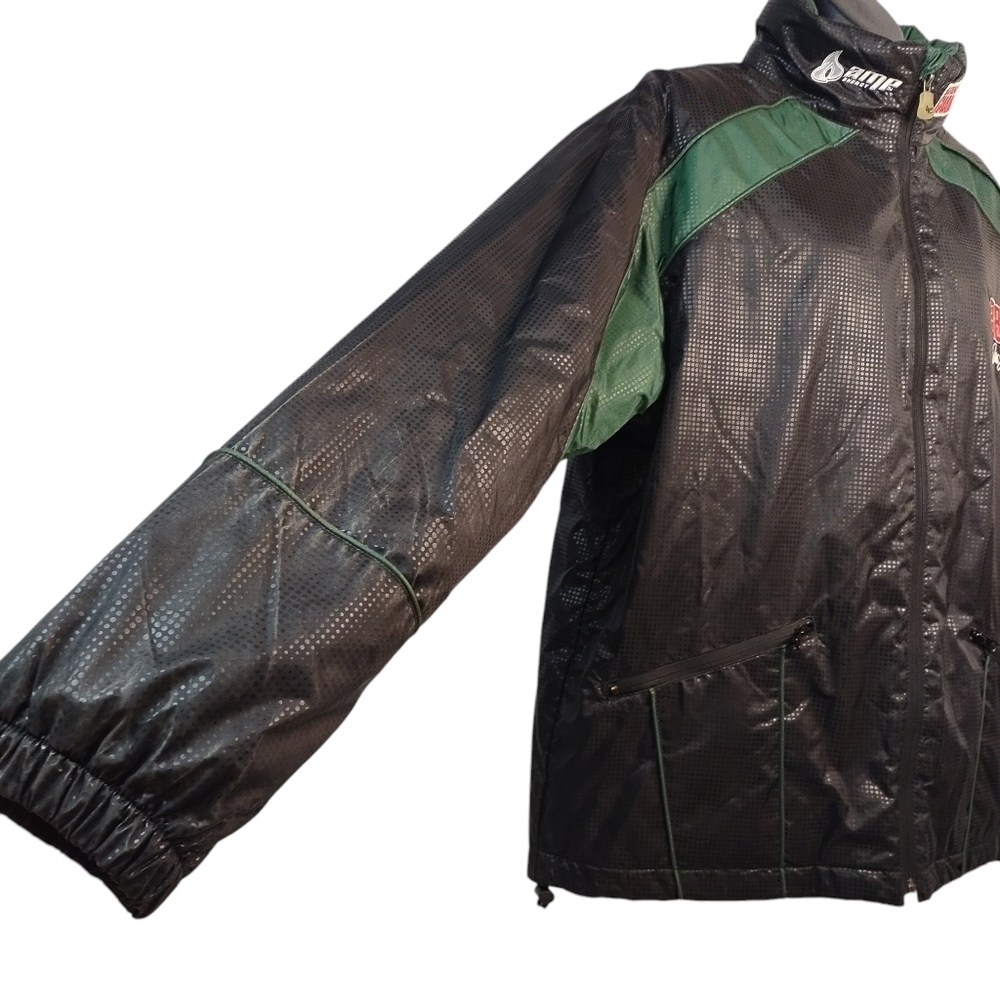 Chase Authentics NASCAR Driver Dale Jacket Men's Green Black Size L - Picture 5 of 10